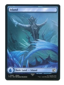 Island Basic Land #0297 NM Final Fantasy FIN MTG Magic the Gathering FFXIII - Picture 1 of 2