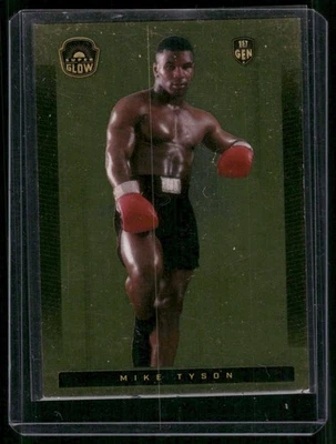 MIKE TYSON 2021 Super Glow Sports Inaugural Edition Gold Foil #2 - Image 1 of 2