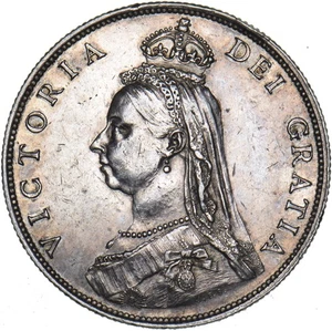 1887 Florin - Victoria British Silver Coin - Very Nice - Picture 1 of 2