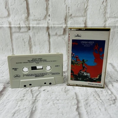 Uriah Heep the magicians birthday cassette tape classic rock heavy mercury - Image 1 of 4