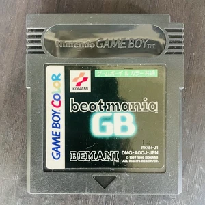 Beat Mania GB BEMANI Nintendo Game Boy Color Konami 1997 DMG-AOOJ-JPN Musica - Foto 1 di 24