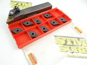 Kennametal Wendeschneidwerkzeughalter 3/4" Schaft DDJNR-124B + 9 EINSÄTZE - Bild 1 von 8