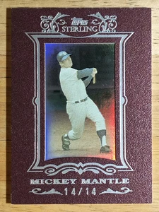 2007 Topps Sterling Framed Burgundy #23 Mickey Mantle - Picture 1 of 2