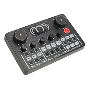 Live Sound Card BT 5.0 Noise Reduction Voice Change For Karaoke Live Streami NEW - Afbeelding 1 van 12