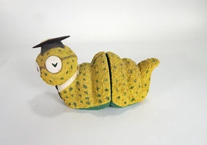 Vintage "Bookworm" Bookend and Coin Banks Green Ceramic - Picture 1 of 11