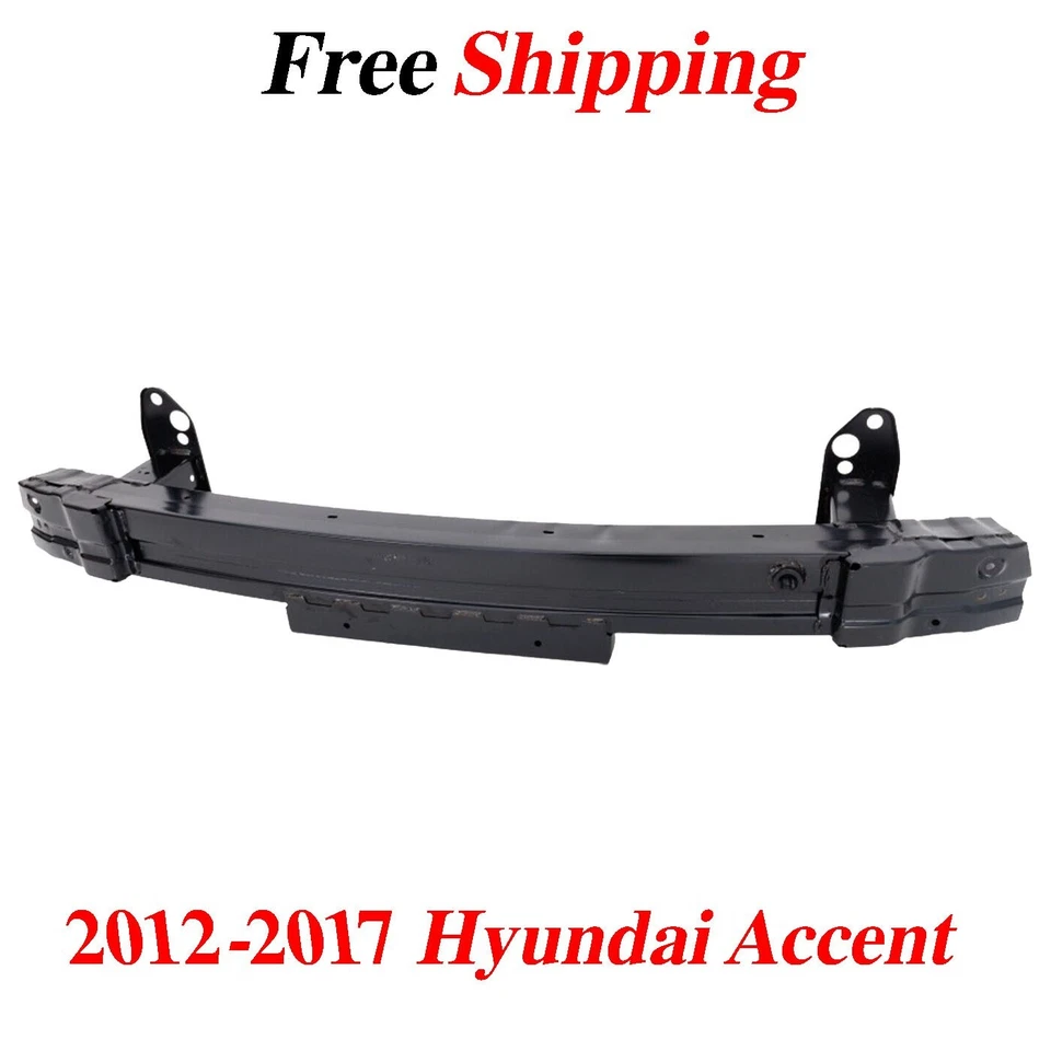 New For 2012-2017 Bumper Reinforcement Hyundai Accent Front Steel Primed - Изображение 1 из 4