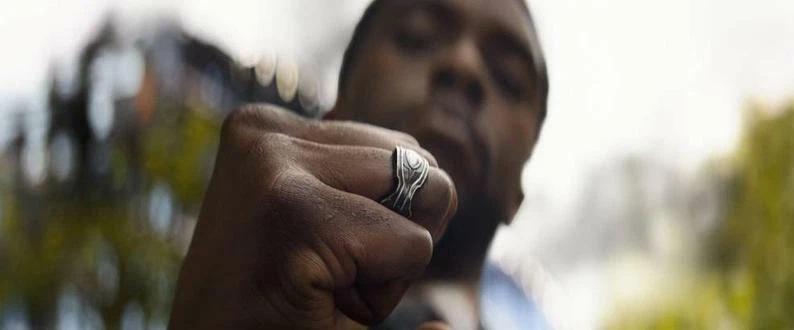 Anillo Pantera Negra Rey T’Challa en plata 925 Wakanda Chadwick Boseman Lover Foto 1 de 4