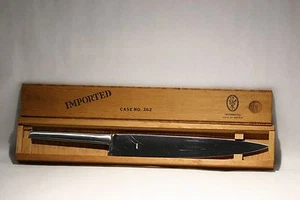 Seltenes Vintage Kochmesser von Swordmakers of Austria in original Holzbox - Bild 1 von 12