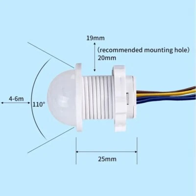 Mini Sensore PIR Smart 100V 240V LED PIR Sensore Infrarossi TOP Movimento V1V6