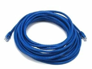 25 ft. Blue High Quality Cat 6 550MHz UTP RJ45 Ethernet Bare Copper Network - Imagen 1 de 3