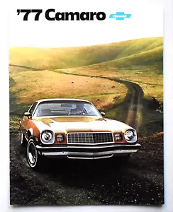 1977 Chevy Camaro Verkaufsprospekt Katalog überarbeitet 1/1977 ~ 8 Seiten ~ 8,5" x 11" - Bild 1 von 5