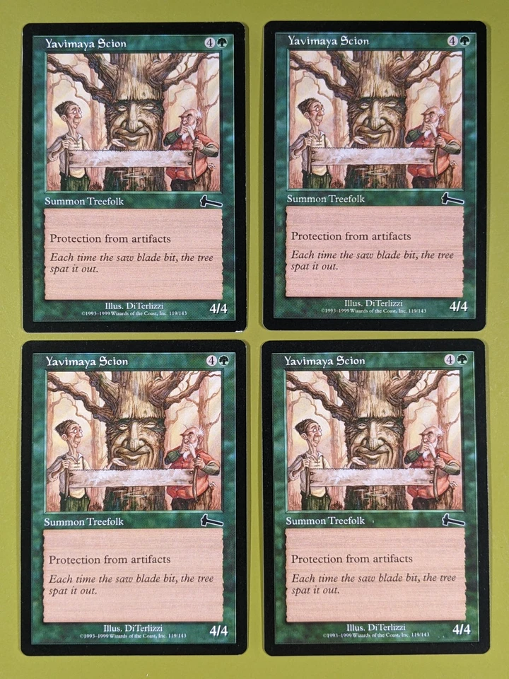Yavimaya Scion x4 Urza's Legacy 4x Playset Magic the Gathering MTG - Image 1 of 1
