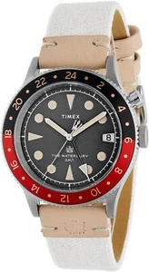 Timex Watch Waterbury Traditional GMT 39mm TW2V74100 Men's White - Picture 1 of 1