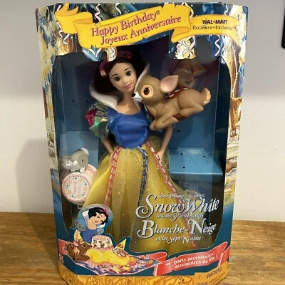 Snow White Happy Birthday Doll 1996 Mattel #16535 NIB - Image 1 of 4