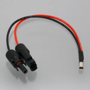 Conector DC 8,0x2,0 mm DC8020 macho a MC 4 mm cable 14 AWG para energía de panel solar - Imagen 1 de 5