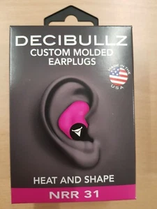 Decibullz GENUINE - Custom Molded Earplugs, 31dB Hearing Protection. - Picture 1 of 16