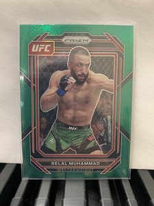 2023 Panini Prizm UFC Belal Muhammad Green Prizm #113