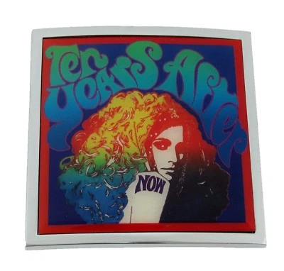 Diez años después banda británica de blues rock hebilla de cinturón hard rock amantes de la música de los años 70 Foto 1 de 2