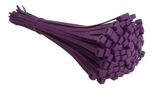 Corbatas de cable de nailon con cremallera fuertes largas - todos los tamaños púrpura - mejor calidad - Imagen 1 de 2