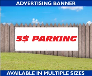 5$ PARKING  Advertising Banner - Picture 1 of 1