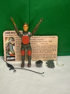 Vintage GI Joe ARAH 1982 Flash Straight Arm COMPLETE FILE CARD TOP SHAPE - Bild 1 von 9