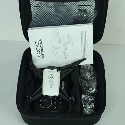 Locke H2 Wifi Remote Control Mini Drone White App Enabled Video Photo NEW - Image 1 of 4