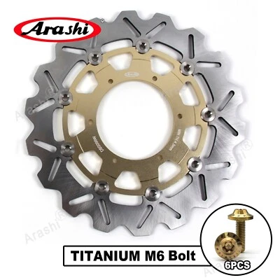 Rotor de freno delantero y pernos de montaje tornillos para BMW G650X COUNTRY 2007 2008 2009 Foto 1 de 4