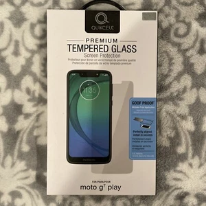 Quickcell Premium Tempered Glass Screen Protector For Moto g7 play #726 - Picture 1 of 2