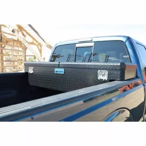 Caja de herramientas bandolera Merritt de aluminio con placa de diamante para camiones de tamaño completo - Imagen 1 de 1