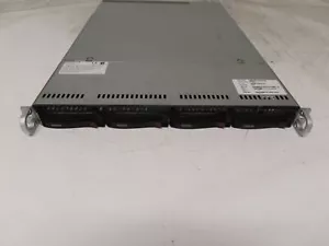 Supermicro 1U X10DDW-i 2x E5-2690 v3 2.6GHz 24-Cores 64gb 4x Trays 600w - Picture 1 of 7