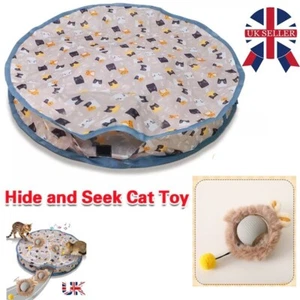 Motion Activated Interactive Cat Toys Moving Ball Hide And Seek Catching Game - Picture 1 of 7