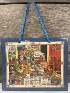 VTG SUSAN WINGET COUNTRY FEAST Paper Gift Bag Main Street Press 1995 EUC - Picture 1 of 22