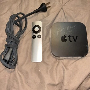 Apple TV 3rd Generation Model A1469  Remote, Power Cord- Tested Works! - Picture 1 of 6