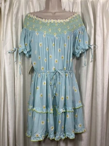 Vestido Revolve Tularosa Bebé Muñeca Margarita Calado Gorra Mangas Coqueta Nuevo Talla L - Imagen 1 de 11
