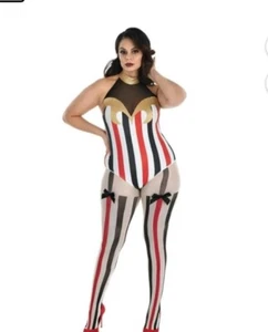 Vintage Circus Skirt Suit Yourself Fancy Dress Halloween Adult Costume Sz 2XL - Picture 1 of 4