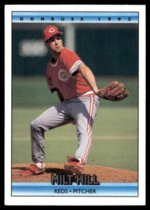 1992 Donruss  #659 Milt Hill - Cincinnati Reds   Rookie