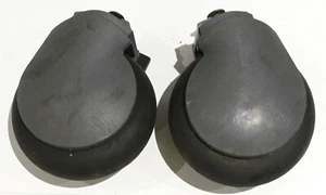 CARLTON Hartschalen ERSATZ Koffer RÄDER Paar L&R selten VINTAGE Modell GEBRAUCHT - Bild 1 von 6