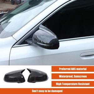 ABS Carbon Car Rearview Side Mirrror Cover Protection Trim For BMW X1 2023-2025 - Picture 1 of 12