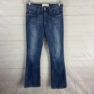 Pantalones de mezclilla y tela de papel para mujer talla 28 azul visión elásticos 28x32 Foto 1 de 4