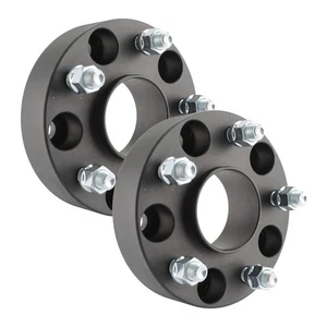 2x 25mm 1" Wheel Spacer 5x5" / 5x127 CB71.6 M14x1.5 for Jeep Gladiator 2019-2020 - Picture 1 of 6