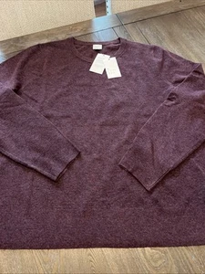 Women's Crewneck Pullover Sweater - A New Day 1X SOFT! Dark Purple - Picture 1 of 5
