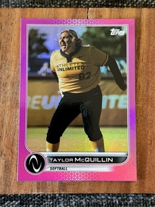 2023 Topps Athletes Unlimited Mothers Day Hot Pink #54 Taylor McQuillin /50 - Picture 1 of 2
