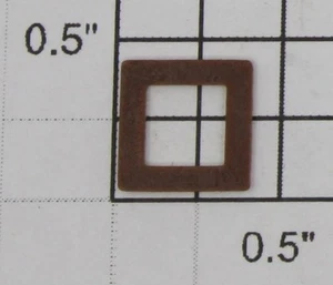 Lionel 167-21 .04" Thin Square Spacer (5) - Picture 1 of 1