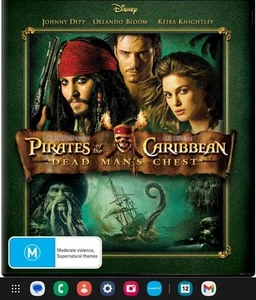 Pirates of the Caribbean: Dead Mans Chest (Blu-ray, 2007) Keira Knightley Depp - Picture 1 of 5