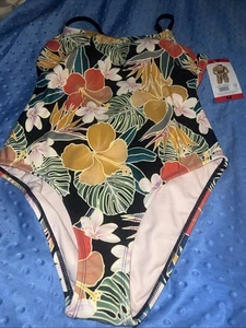 HURLEY SWIM ONE-PIECE BATHING SUIT WOMENS SIZE M - Picture 1 of 3