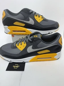 Nike Air Max 90 Men's Size 18 Shoes University Gold Cool Grey DM0029-008 - Picture 1 of 6