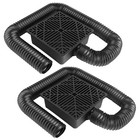 2Pcs Gutter Downspout Extension Low Profile No Deep Digging Catch Basin Downspou