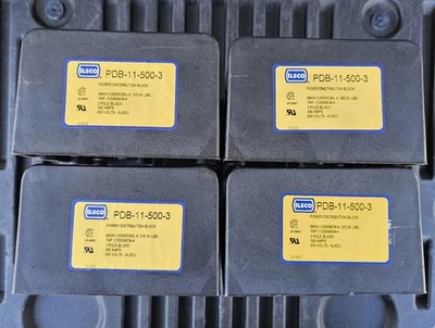 ILSCO ‎PDB-11-500-3 Power Distribution Block Excellent Condition Used - Image 1 of 2