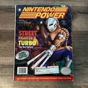 Nintendo Power - Volume 51 Street Fighter II Turbo Poster & Karten fehlen - Bild 1 von 14