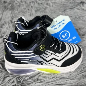 Scarpe Stride Rite 360 Myles bambino illuminate taglia 5M sneakers blu bianco nero - Foto 1 di 10